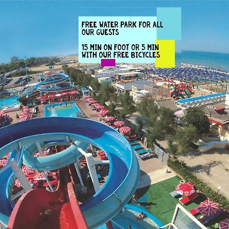 Hotel Giorg - Waterpark Included ริมินี ภายนอก รูปภาพ